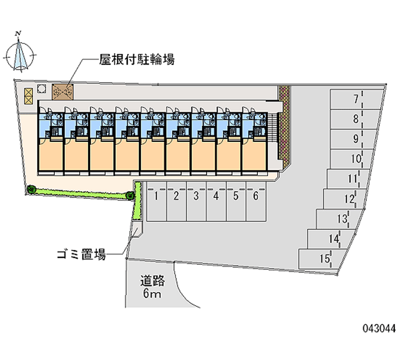 43044 bãi đậu xe hàng tháng