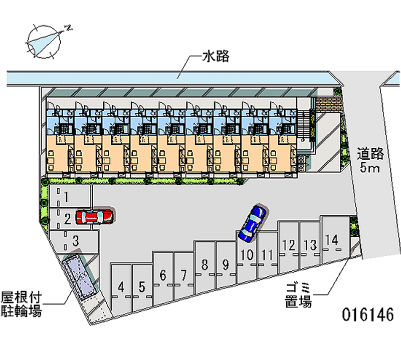 レオパレスいしがみ 月極駐車場