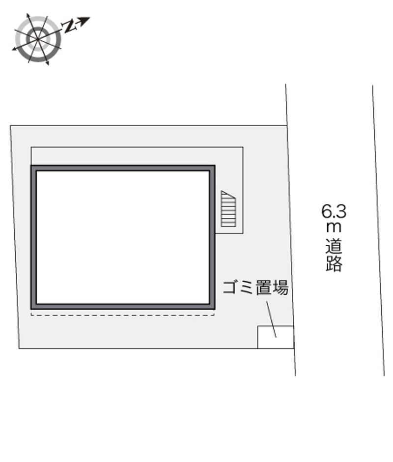 レオパレスリトルマウンティンⅡ 配置図