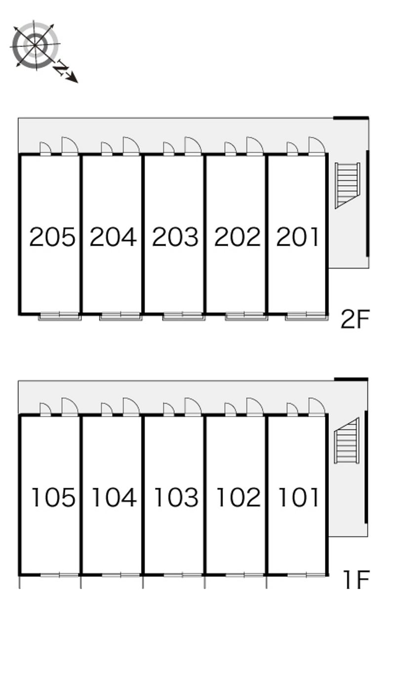 レオパレスｂｏｎ 間取配置図