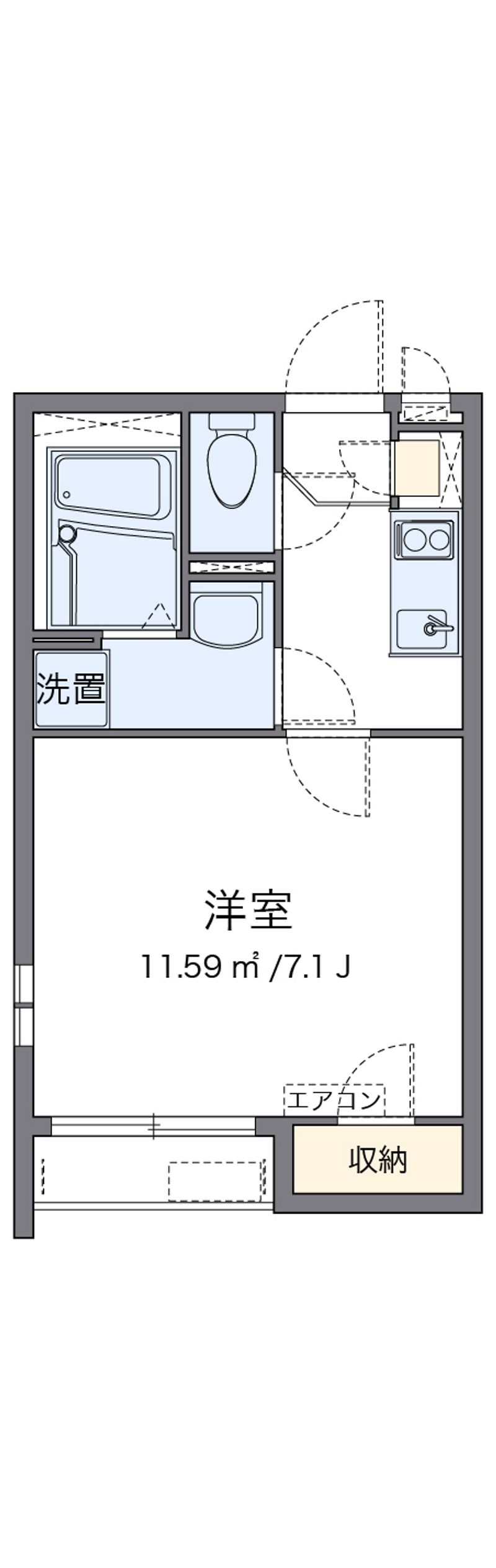 CLEINO Nishi Fukatsu 평면도