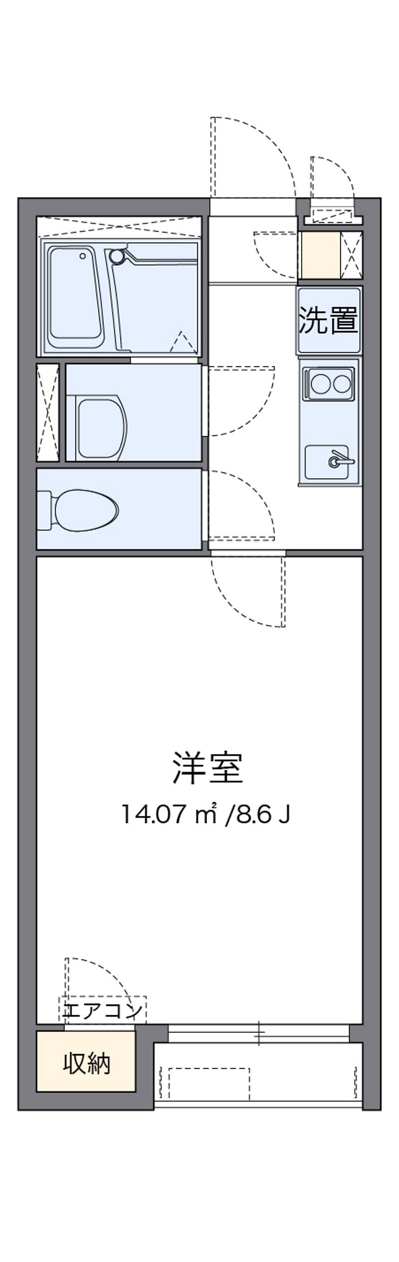 クレイノ大塚 間取図