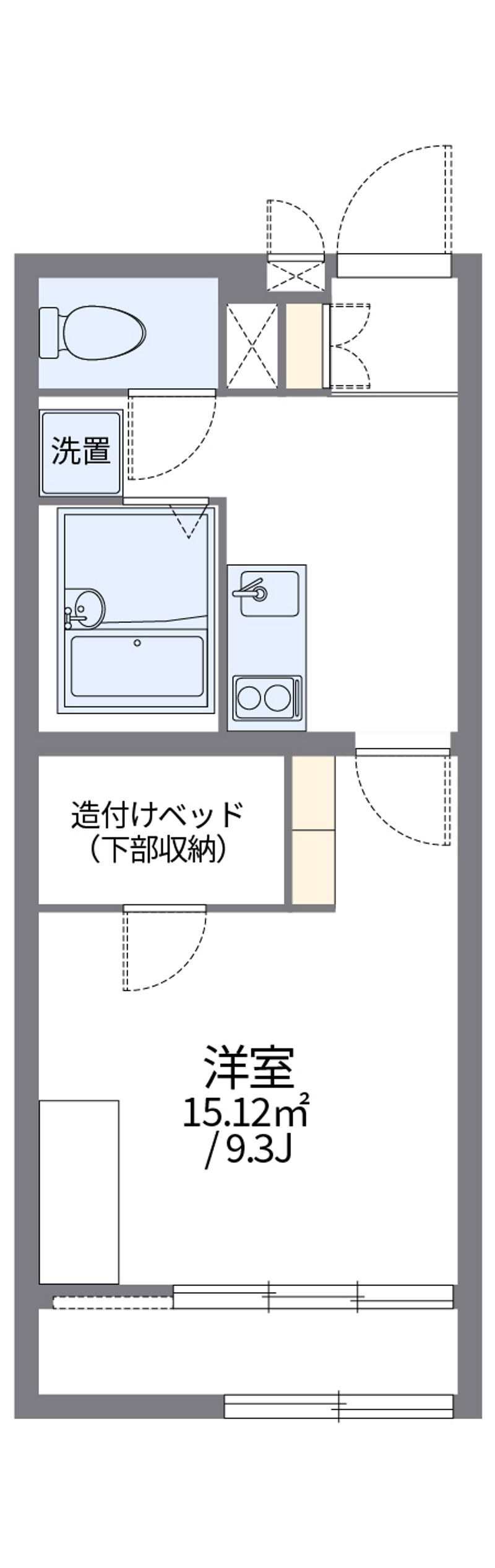 レオパレスプレミール 間取図