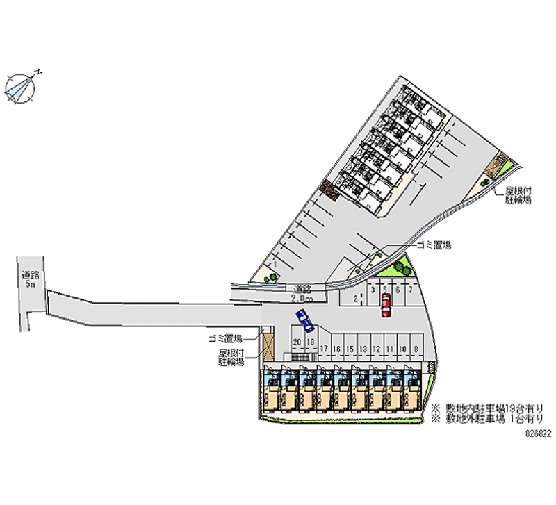 26822月租停車場