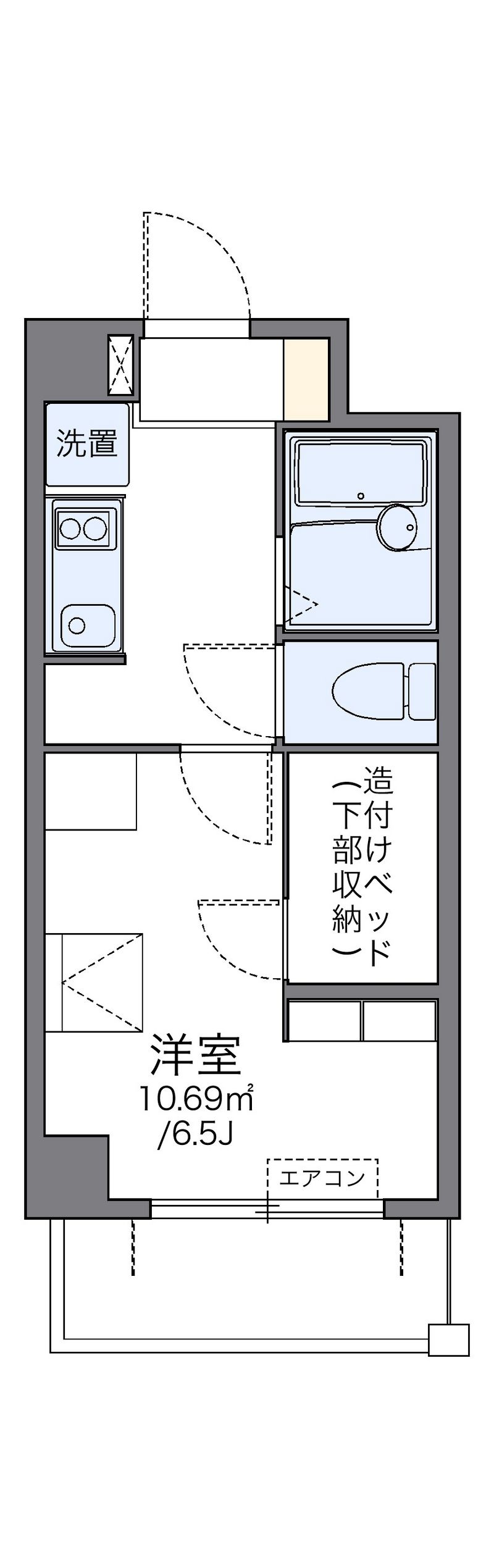 leopalace Dotonbori Sơ đồ nhà
