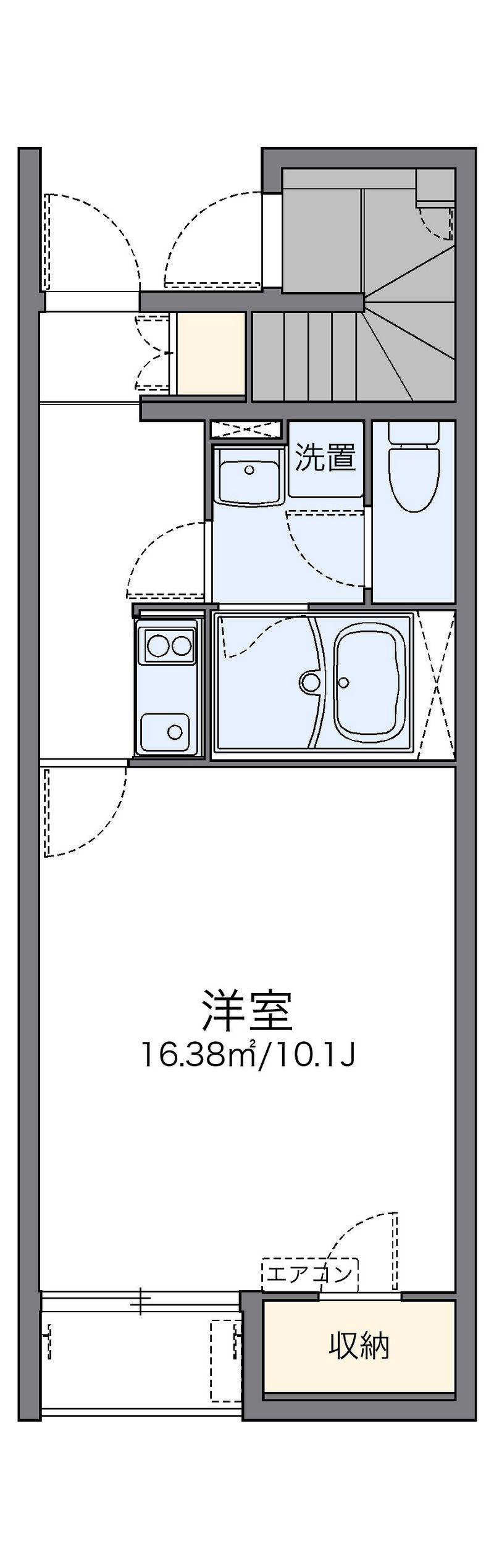レオネクストパインルージュ立石 間取図