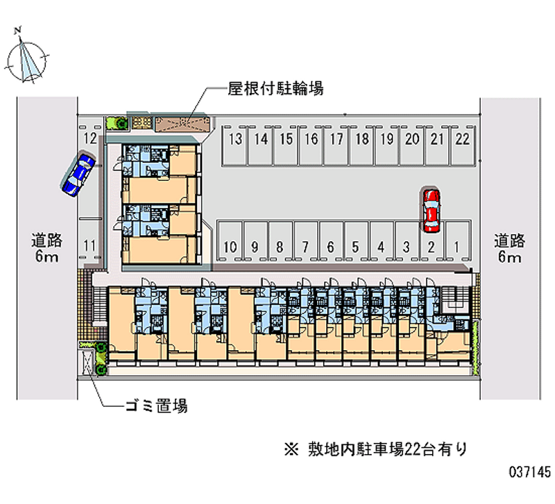 レオパレス小山壱番館 月極駐車場