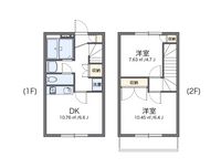 レオパレスエスぺランサ府中 間取り図