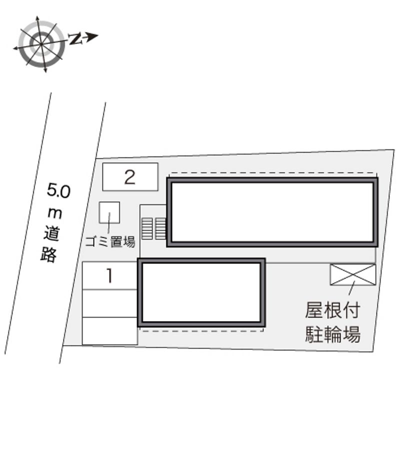 レオパレス池田 配置図