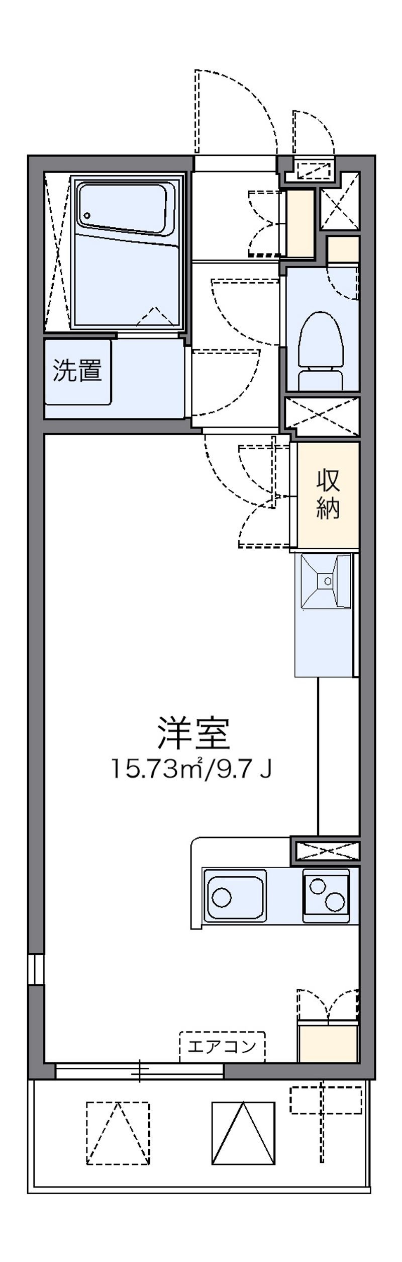 レオネクストリバーサイドⅡ 間取図