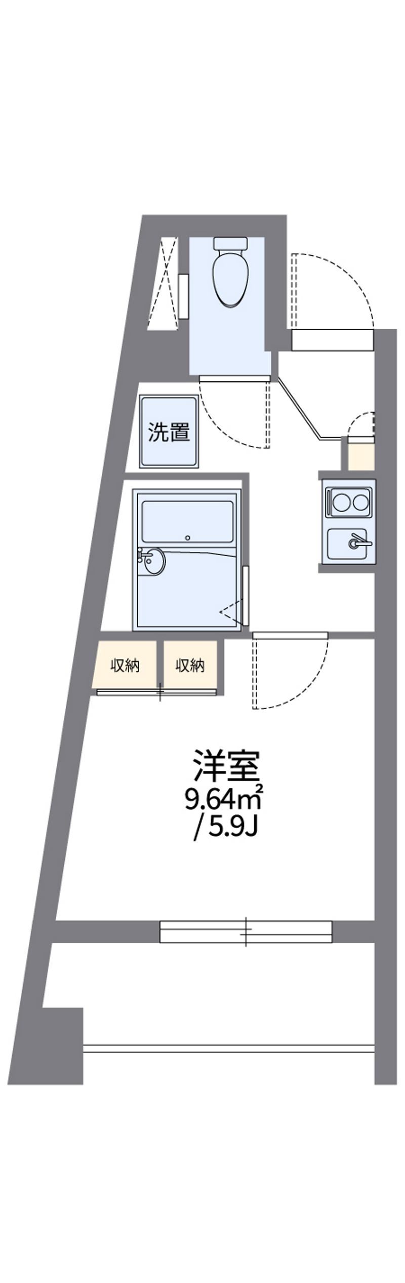 レオパレスＩＫＥＢＵＫＵＲＯ 間取図