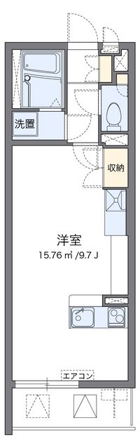 ミランダハピネスルームＮｏ１２ 間取り図