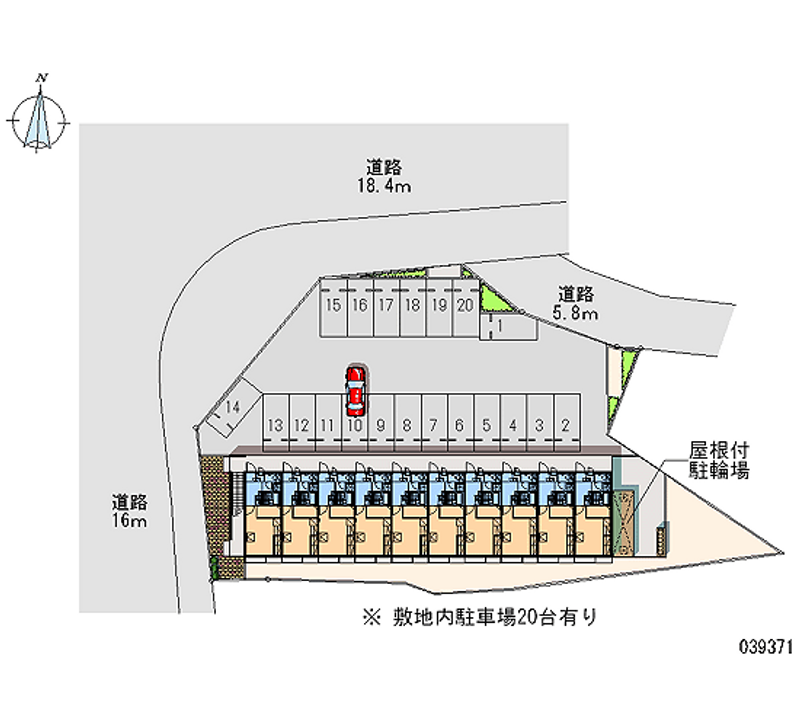 レオパレスみなみ 月極駐車場