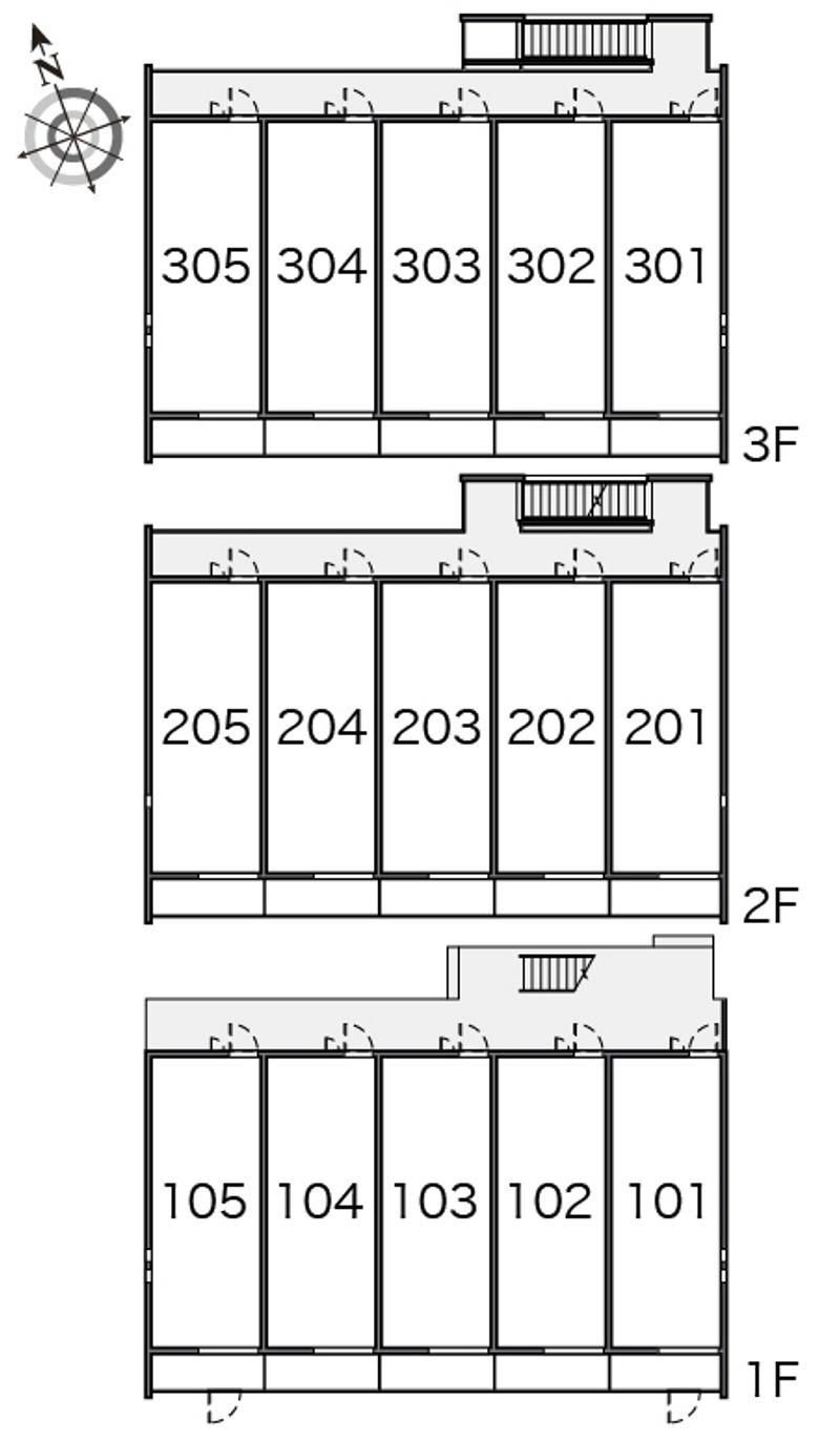 クレイノグランメゾン　アオイ 間取り配置図