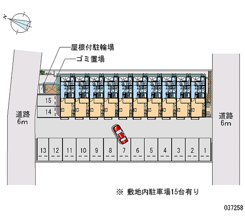 37258月租停车场