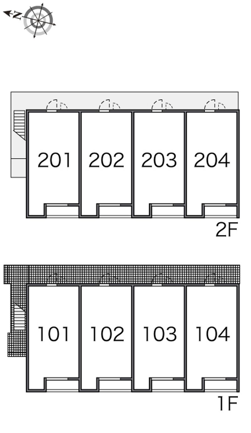 レオネクストフランソワーズ 間取配置図