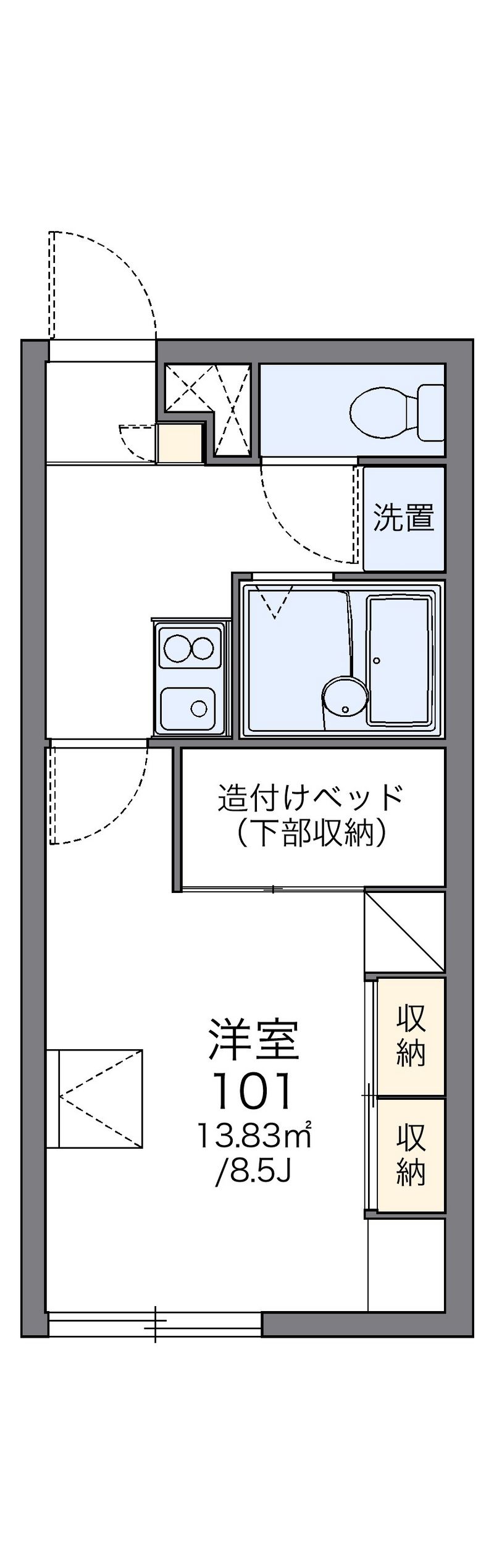 レオパレスＫ’ｓ 間取図