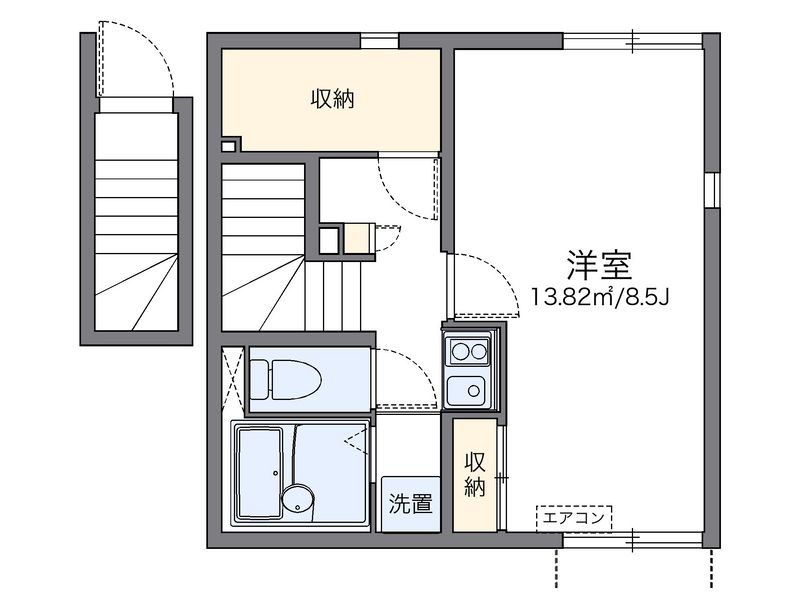 レオネクストココグランデ十条 間取り
