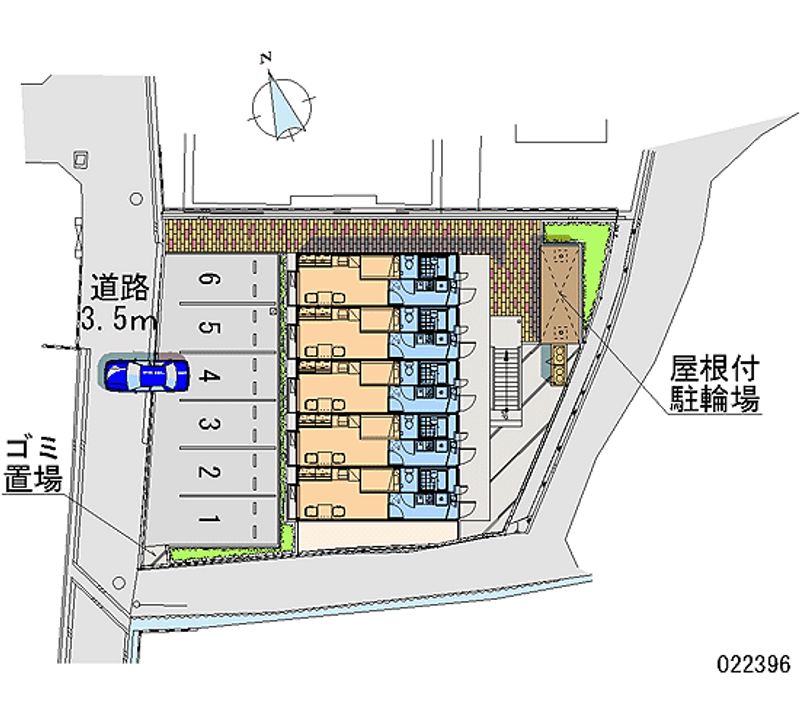 レオパレス名草山 月極駐車場