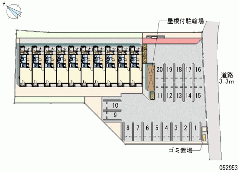 レオネクストルース 月極駐車場