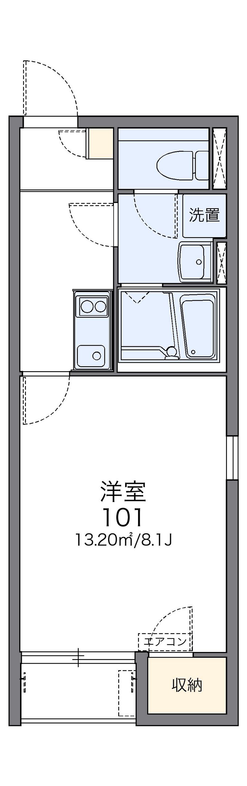 レオネクストグランシャリオ本城 間取図