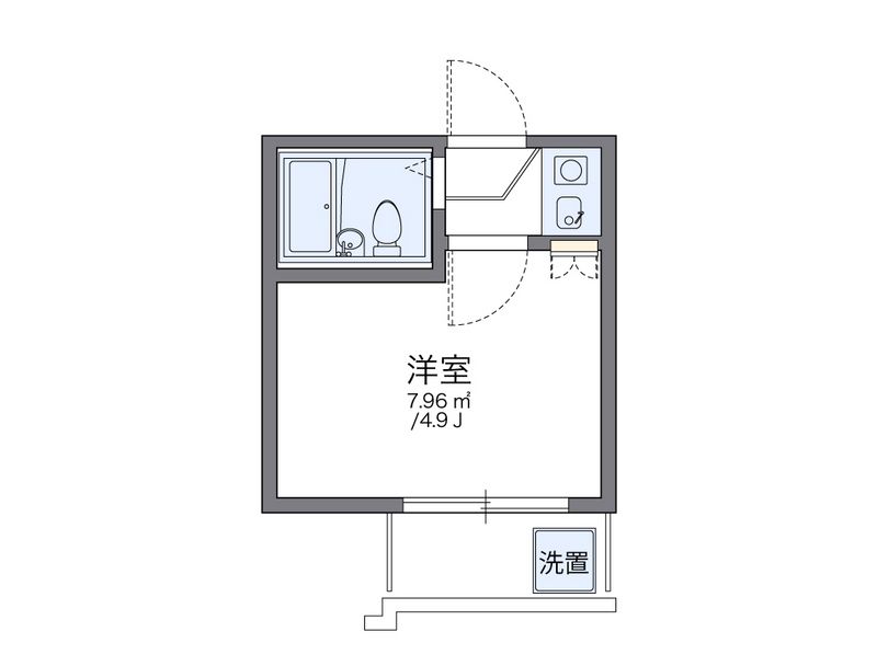 レオパレス白山第２ 間取図