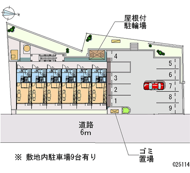 レオパレススワニエ 月極駐車場