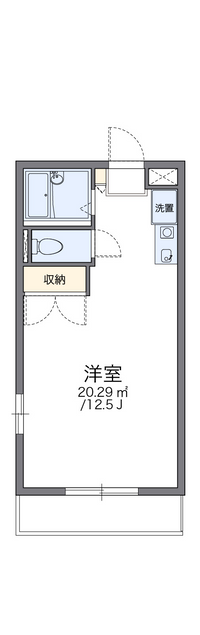 レオパレス平成 間取り図