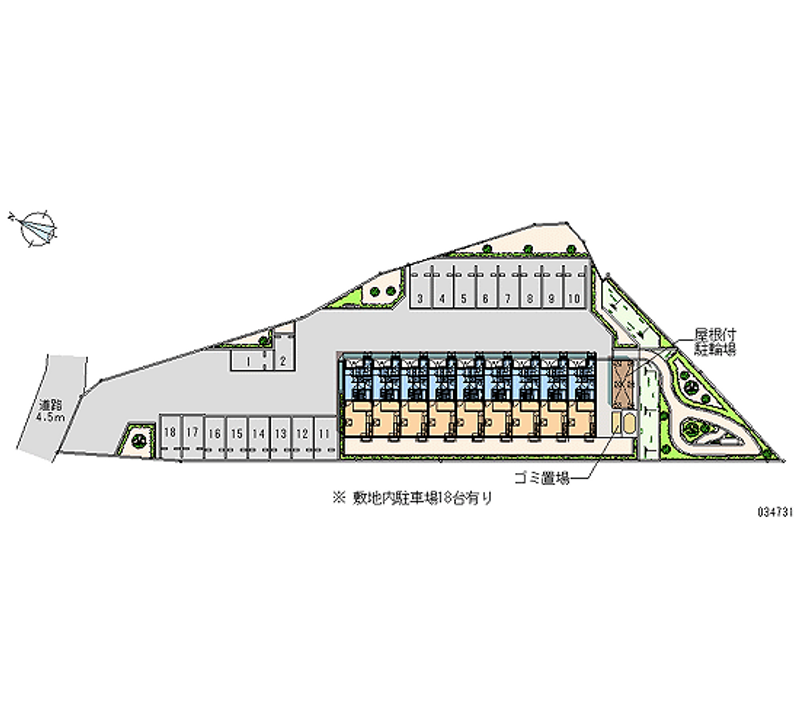 34731 Monthly parking lot