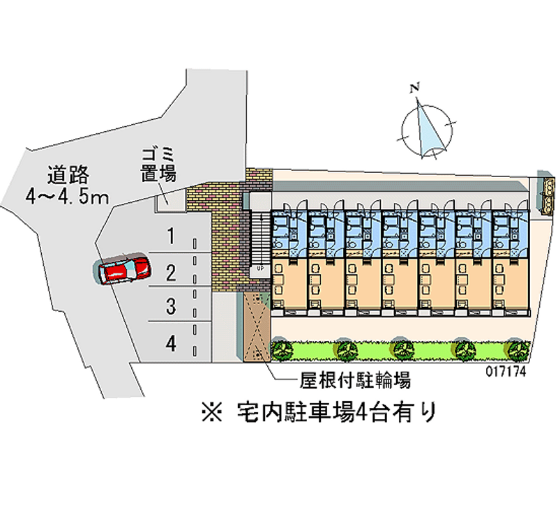 レオパレスコルティーナ 月極駐車場