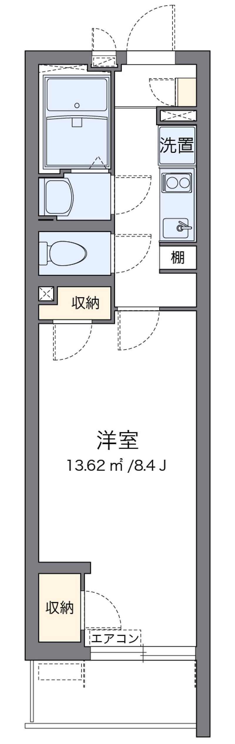 クレイノレジデンス追分 間取図
