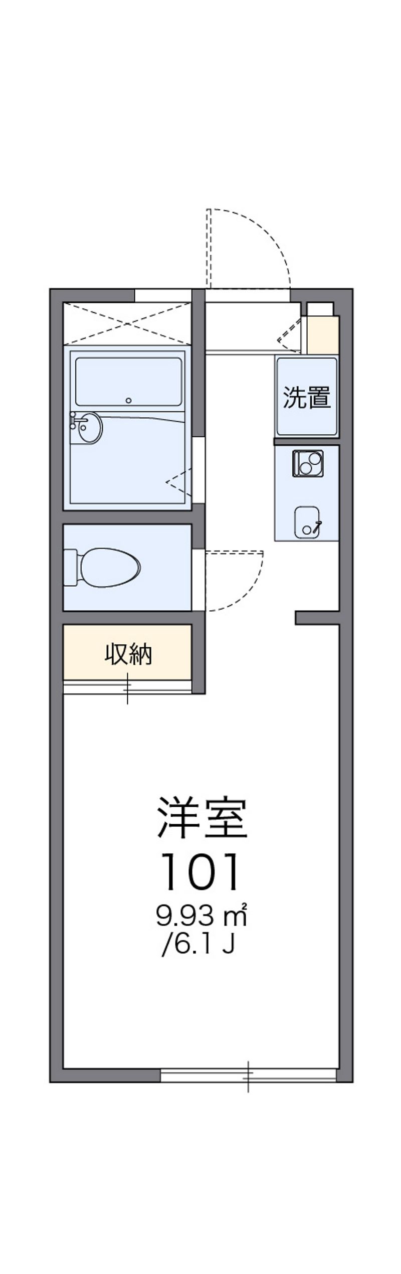 レオパレス田浦 間取図