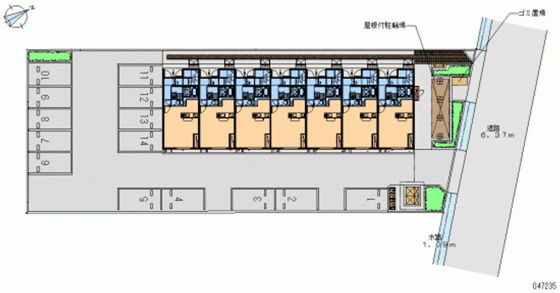 レオネクスト巌根 区画図