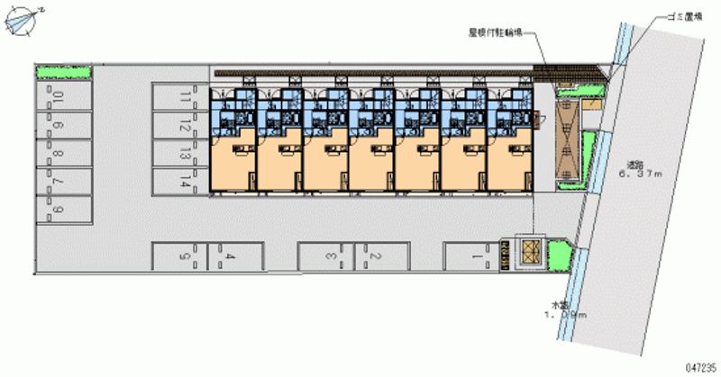 レオネクスト巌根 月極駐車場