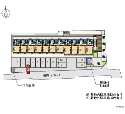 27355 Monthly parking lot