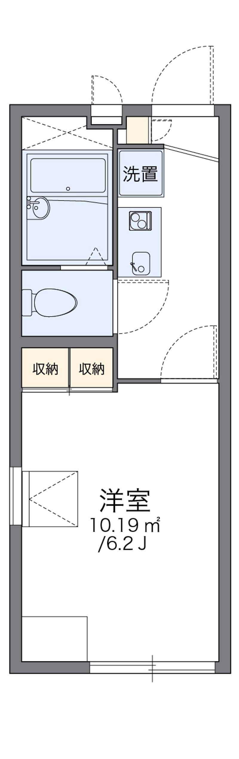 レオパレスサザングリーン 間取り