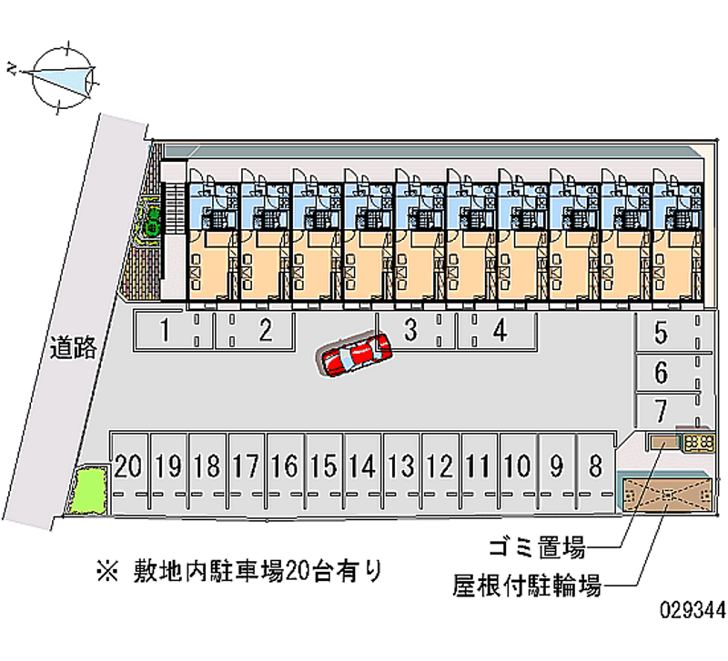 29344 Monthly parking lot