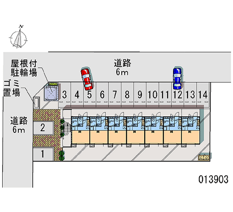 レオパレス八日市 月極駐車場