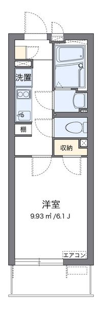 クレイノ太閤通 間取り図