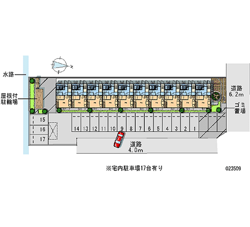 23509 bãi đậu xe hàng tháng