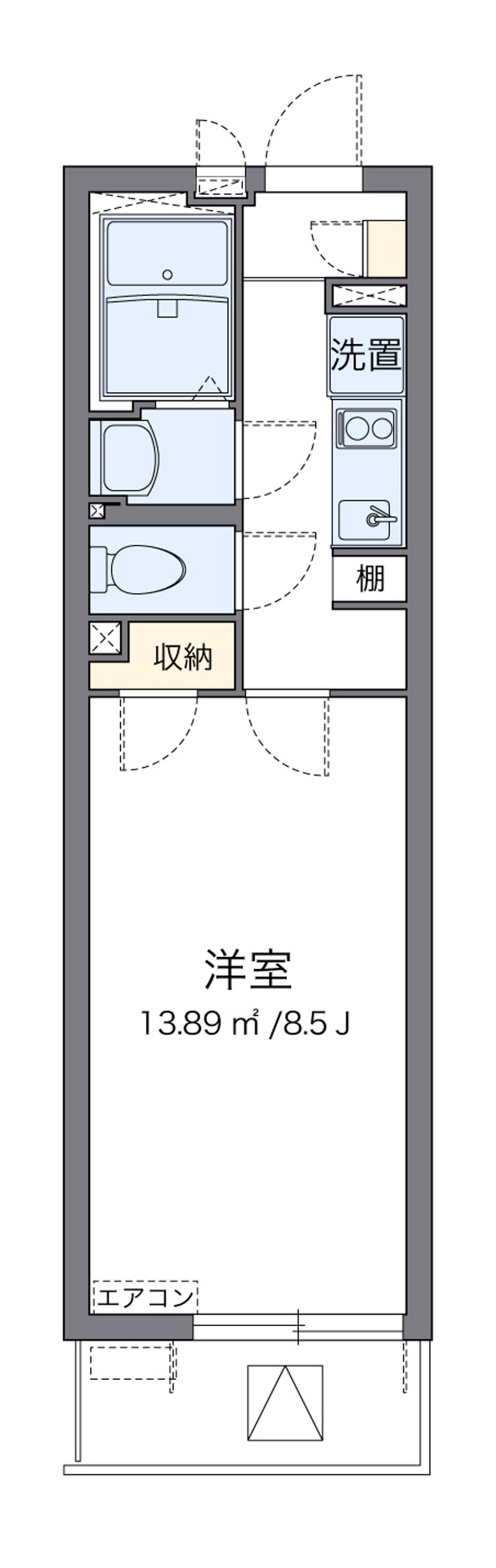 クレイノコンフォール 間取図