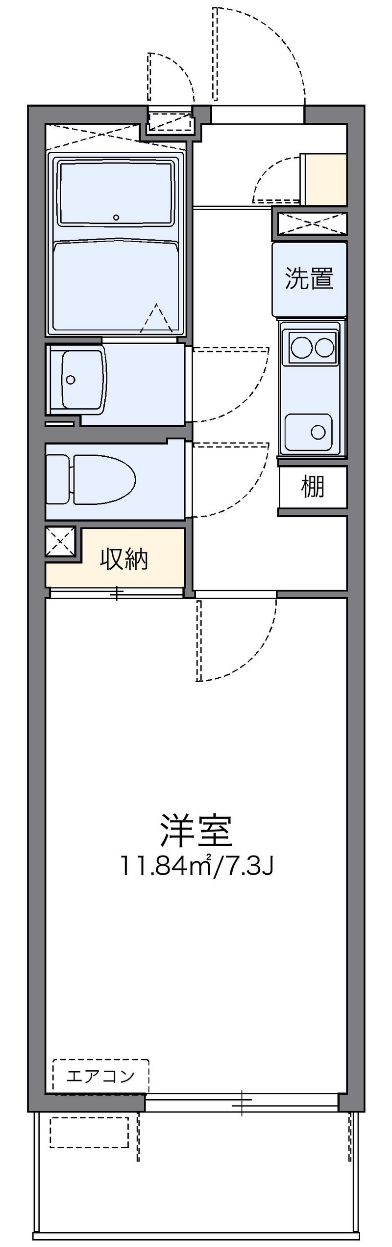 レオネクスト江坂ハイツ 間取り