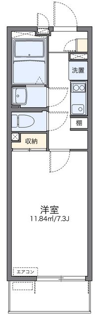 レオネクスト江坂ハイツ 間取り図