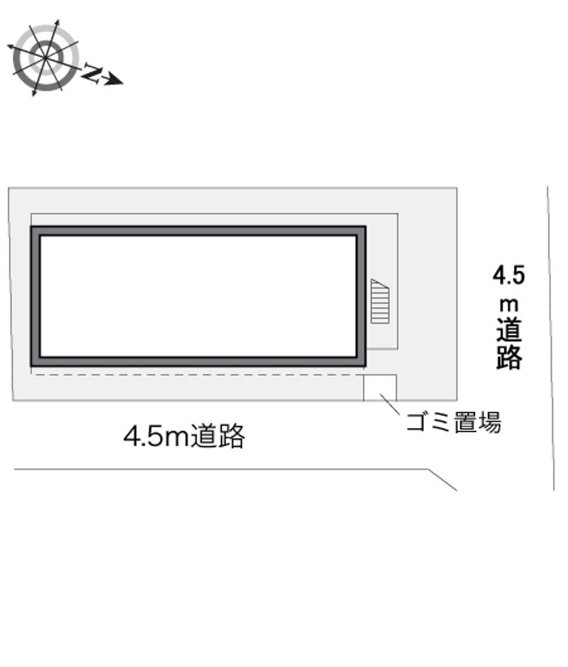 レオパレスカーサ石神井 配置図