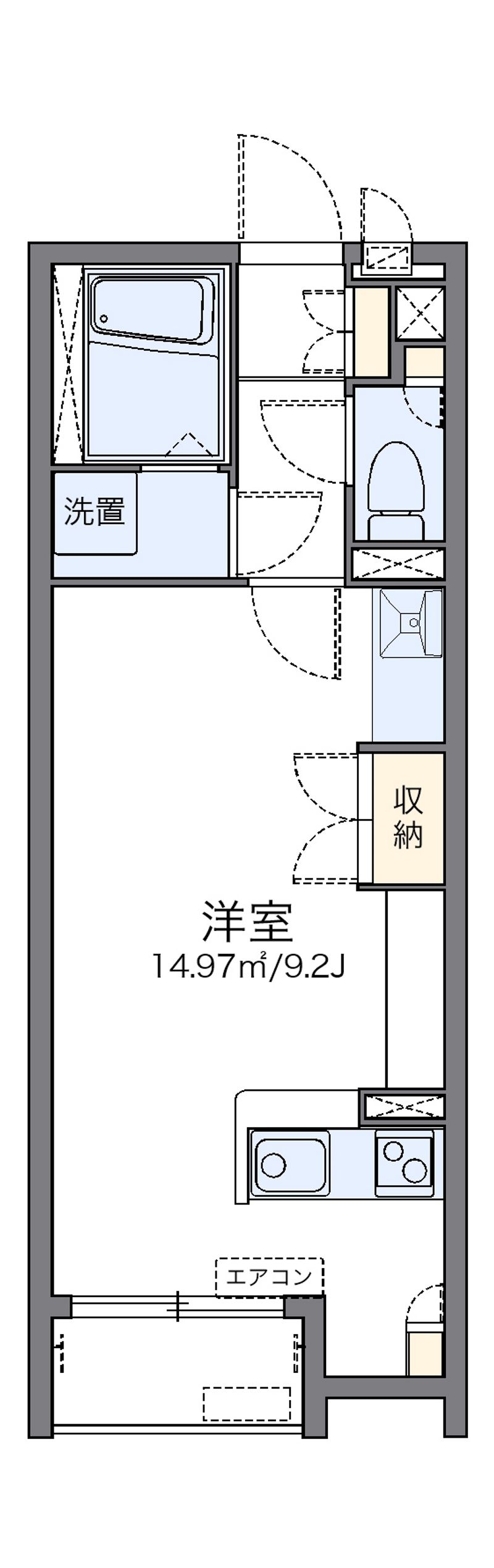 レオネクストサンタ 間取図