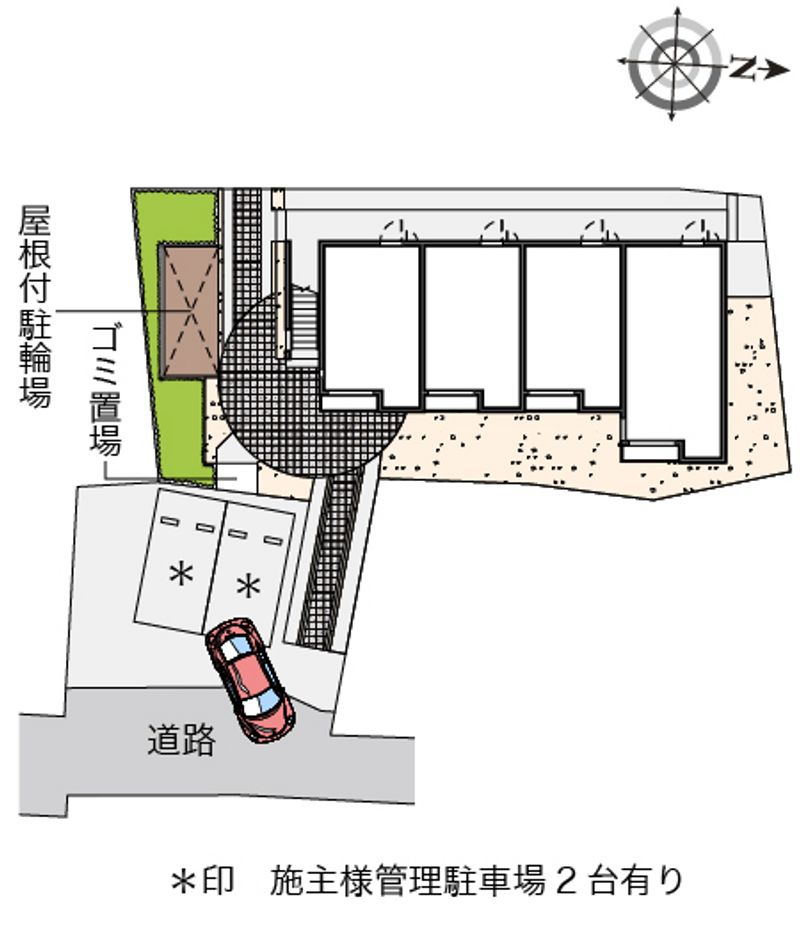 ミランダクレアージュ 配置図