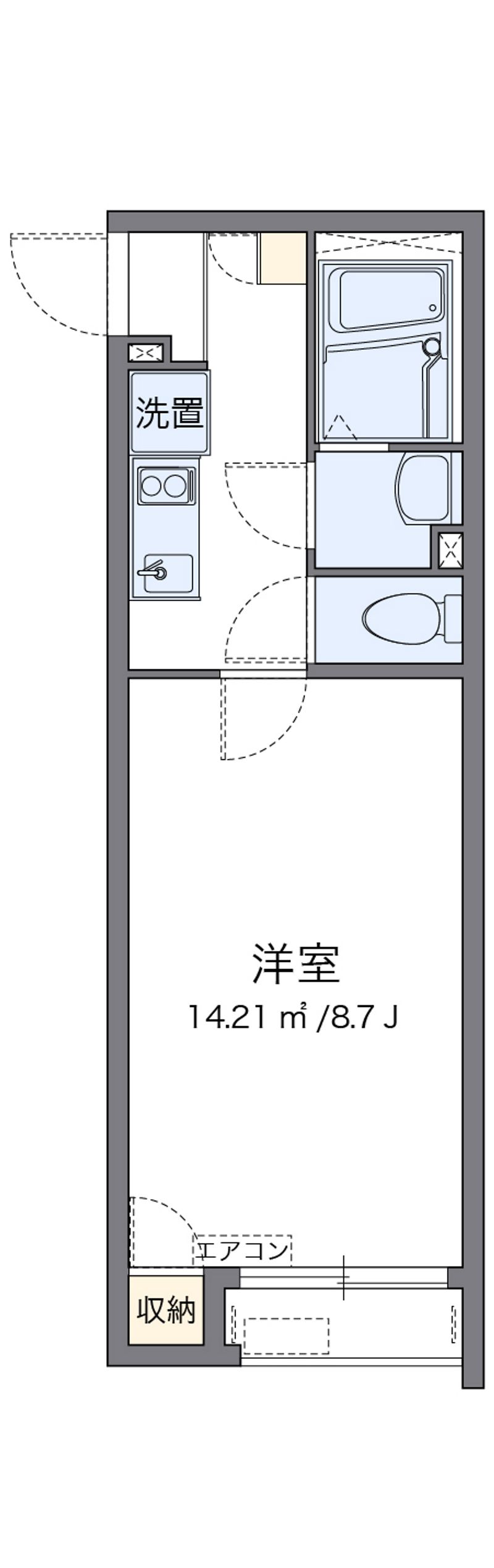 クレイノ桜ソレイユ 間取図