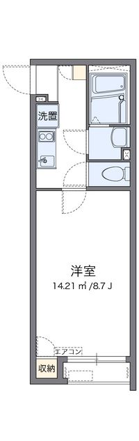 クレイノ桜ソレイユ 間取り図