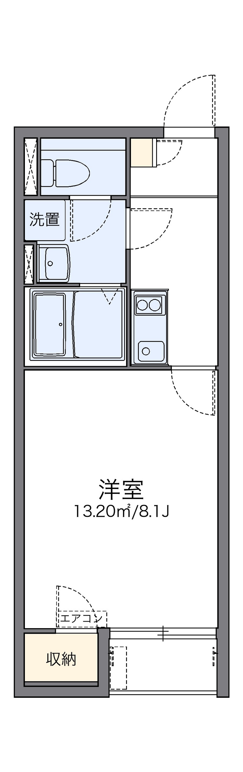レオネクストＳＡＫＡＥ西淡路 間取図