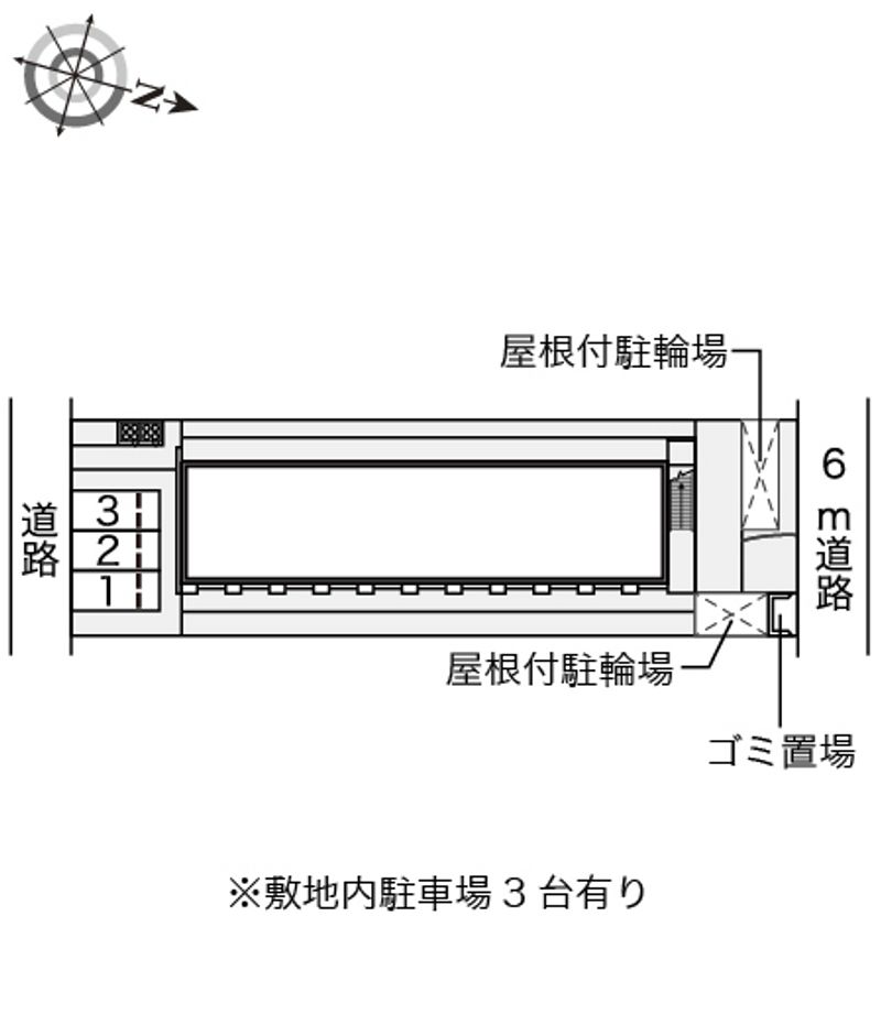 レオパレス武庫之荘 配置図